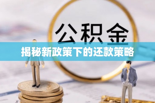 青冈揭秘新政策下的还款策略